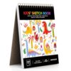 Soucolor Sketch Book for Kids, 9" x 12" Kids Sketchbook