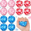 Soulchen 12 Pcs Hawaii Party Favors Stress Balls, Hawaiian Leaves and Flowers Pattern Sensory Fidget Toys Gifts for Kids Cartoon Birthday Party Favors Supplies, Goodie Bag Stuffers
