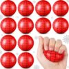 Soulchen 12 Pcs Spider Party Favors 1.97'' Stress Balls Red Sensory Fidget Toys Gifts for Kids Squeeze Anxiety Fidget Sensory Balls Birthday Party Favors Supplies Goodie Bag Stuffers