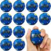 Soulchen 12 Pcs Video Game Themed Party Favors 1.97'' Stress Balls, Gaming Themed Pattern Sensory Fidget Toys Gifts for Kids Video Game Birthday Party Favors Supplies, Goodie Bag Stuffers