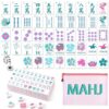 Soulchen 160 Pink Kaleidoscope American Mahjong Tile Set