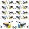 Soulchen 16 Set Crawler Robot Kits Stem Craft Kits, Stem Robotics Kit Educational Robotics DIY Project for Education Activities Science Experiments and Robot Clubs
