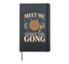 Sound Bath Sound Healing Singing Bowl Gift Hardcover Journal, Black