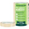 South American Packaging Tape, 18mm x 40m, Clear, Pack of 7