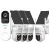 SOVMIKU Vicohome 2K AI Video Doorbell &Solar Security Camera Wireless Outdoor, Color Night Vision,Two Way Audio, Motion Detection, Easy to Setup,Audible Flashlight Siren 180 Days Exchange Policy