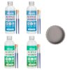 Sovol 480ml Air Dry Clay Glaze with 8 Brushes Silicone Tray, Gloss & Matte Clay Varnish to Avoid Clay Wear, Cracking, Scratches for Air Dry Clay, Polymer Clay, Resin Crete, Pottery, Acrylic Paint