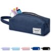 SPACEMATE Pencil Pouch, High-Capacity Zipper Pencil Case for Girls & Boys