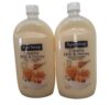 Spa Soap 32oz Liquid Hand Soap Refill Bottles, 2-Pack (32oz), Milk & Honey