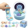 Special Supplies Sensory Therapy Putty for Kids and Adults with Cute Charms, Resistive Hand Exercise Stress Relief Therapy Putty (Sea)