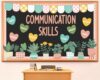 Speech Therapy Bulletin Board Decoration Set Summer Inspirational Positive Affirmations Bulletin Board Motivational Green Plant Paper Cutouts for Positive School Home Offices Classroom Party Decor