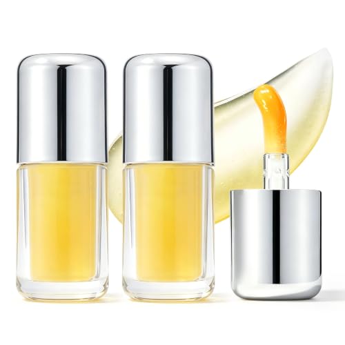 Spicy Lip Plumper Maximum Extra Strength - High-Shine Lip Gloss, Non-Sticky Volumizer Serum for Fuller Lips & Fine Lines, Hydrating Glass-Like Spicy Plumping Lip Oil, 5ML/0.17FL.OZ Portable (1PC)