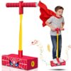 Spider Pogo Stick: Spider Toys for Boys 4-6, Outdoor Toys for Kids Ages 4-8, Toys for 3 4 5 6 7 8 9 10 11 12 Year Old Boys, 3+ Year Old Boy Gift, Birthday, Easter, Christmas, Foam Pogo Jumper for Kids