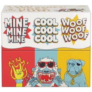 Spin Master Games Cool Cool Cool, Woof Woof Woof, Mine Mine Mine 3-Pack