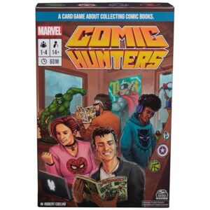 Spin Master Games, Marvel Comic Hunters, Comic Collecting Strategy Card Game for Fans of Marvel Rivals & Action Movies, 1-4 Players, for Ages 14 & Up