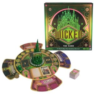 Spin Master Games, Wicked: The Game, an Original Concept Based on the New Movie Wicked, Begin Your Amazafying Adventure with Glinda & Elphaba, for Fans of Musicals, 2-4 Players, for Ages 10 & Up