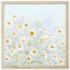 Spring Floral Diamond Painting Kits for Adults Beginners 16x16 Inch, Watercolor Botanical Blue Wildflowers 5D Full Round Drill DIY Diamond Art Kit with Wooden Frame for Women Home Wall Decor Gift