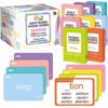 SpringFlower 712 Sight Words Flash Card,600 Dolch & Fry High Frequency Sight Word,112 Phonic Flash Cards for Kindergarten Homeschool Supplies Games for Kids Pre-K, Kindergarten, 1st, 2nd, 3rd Grade