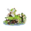 Spring Windmill Cottage Mini Building Toy House Set