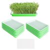Sprouting Trays for Sprouts 10 Pieces Seedling Sprouter with Drain Holes