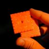 Square Cheez Cracker Magnetic Fidget Slider, Pocket Stress Relief Slider, Clicker Fidget Toy for Adults