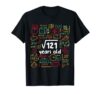 Square Root of 121 11th Birthday Math 11 Years Old Bday T-Shirt