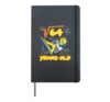 Square Root of 64 8th Birthday Shirt 8 Years Old Gift Hardcover Journal, Black