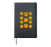 Squash Faces Halloween Saints Thanksgiving Fall Autumn Gift Hardcover Journal, Black
