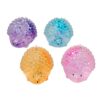 Squeeze Hedgehog Fidget Toy, Soft Glitter Stress Relief Squidgy Sensory Toy, for Adults Kids, Desktop Ornament for Home Office Daily Use