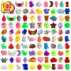 Squishy Toys Bulk,100 Pcs Mini Mochi Squishies for Kids