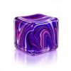 Squishy Toys with Flow Pattern, Jumbo 2.75 Inch (7CM) Slow Rising Sensory Squeeze Cube for Kids Ages 3+ & Adults, Soft Desk Toy, Party Favor Gift(Pink)