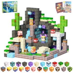 SSAWER Magnetic Blocks, 48PCS Travel Toys Building Cubes, Gifts for Kids