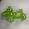 Ssqauvig Glitter Balloon Dog Squeeze Toy, Green Soft Sensory Fidget Toy