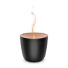 Stadler Form Zoe Mobile Wireless Aroma Diffuser with Battery, Up to 6 Hours Running Time, Diffuses Essential Oils, Unique Flame Effect, Ultrasonic Aromatherapy Diffuser, Black