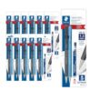 STAEDTLER 1.3mm mechanical pencil artist, 3-piece, Includes 6 Refills, Break-Resistant Lead (12 pack)