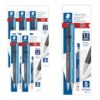 STAEDTLER 1.3mm mechanical pencil artist, 3-piece, Includes 6 Refills, Break-Resistant Lead (6 pack)