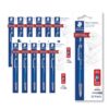 STAEDTLER 2mm Mechanical Drawing Pencil, Sketching Pencil with Metal Clip & Push-Button Lead Advance (12 pack)