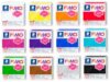 STAEDTLER FIMO Basic Colours Modelling Clay Set with 12 Blocks Each 57 g