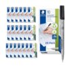 STAEDTLER Lumocolor wet erase fine point black ink markers, 10pcs, 20-Pack