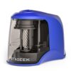 STAGEEK Electric Pencil Sharpener, Plug in or USB/Battery Operated. Works for No.2/Colored Pencils (6-8mm). Ideal for School Classroom Office Home, Blue