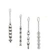 Stainless Steel Bell Bird Hanging Chain Toy, Link Design, Gnawing, Relieving Boredom, 10.23 inches Long, Suitable for Parrots and Other Birds (4 Stainless Steel Chain Toys)