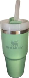 STANLEY 14 Oz. | Quencher H2.0 Tumbler with Straw | Flowstate 3-Position Lid | Cup Holder Compatible for Travel | Insulated Stainless Steel Cup | BPA-Free | JADE