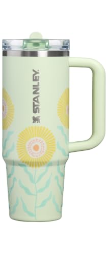 STANLEY Quencher ProTour Flip Straw Tumbler with Leakproof Lid 30 oz | Built-in Straw and Handle | Cup Holder Compatible for Travel | insulated Stainless Steel Cup | BPA-Free | Honeydew Garden