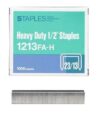 Staples 1213FA-H Heavy-Duty Staples for HD-12F, 1/2" Leg, 1000/Box