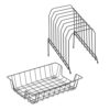 Staples Front Loading Letter Tray & Metal Incline Sorter, Black Steel