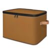 Starblythe Cognac Storage Basket with Lid