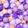 STARBOLO Star Ball Pit Balls for Toddlers -50 100 200 500 Plastic Shape Ball Non-Toxic Non-Phthalate Non-BPA for Safe Play,Baby Kids Shape Boys Girls Festival Party Decoration