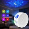 Star Projector, Galaxy Projector, Skylight Projector with LED Nebula Cloud, Multi-Angle Tilt & Adjustable Dimmer, Ocean Wave Projector for Bedroom, Home Theatre, Game Room, Party Decoration