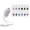 Star Projector Night Light, USB Galaxy Lamp 12 Slides Flexible Gooseneck