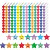 Star Stickers for Kids Reward 100 Sheets Reward Stickers 15 Design Happy Smile Face Star Students Chart Behavior Labels Scrapbook Crafts