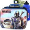 STAR WARS Baby Yoda Lunch Box for School - Soft Insulated Lunch Bag Bundle